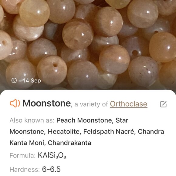 Peach Moonstone Silver Leaf Branch Necklace, Genuine Gemstone Beaded Choker - Picture 13 of 14